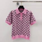 Gucci Women Wool Jacquard Polo Top with GG Shadow 798132XKD8R5283