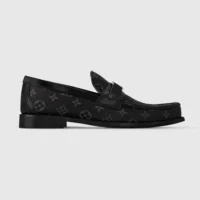 Louis Vuitton LV Men Major Loafer Calf Leather-Black 1ADE66 (1)