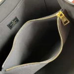 Louis Vuitton LV Women Babylone Tote MM in Cowhide-leather Trim-Black M47185