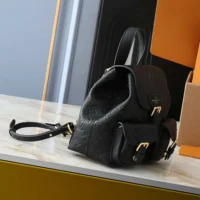 Louis Vuitton LV Women Backup in Cowhide-leather Trim-Black M47072 (1)