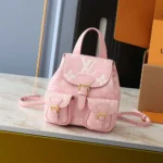 Louis Vuitton LV Women Backup in Cowhide-leather Trim-Pink M12987