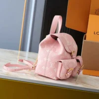 Louis Vuitton LV Women Backup in Cowhide-leather Trim-Pink M12987 (1)