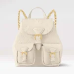 Louis Vuitton LV Women Backup in Cowhide-leather Trim-White M47106