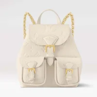 Louis Vuitton LV Women Backup in Cowhide-leather Trim-White M47106 (1)