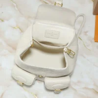 Louis Vuitton LV Women Backup in Cowhide-leather Trim-White M47106 (1)