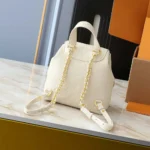 Louis Vuitton LV Women Backup in Cowhide-leather Trim-White M47106