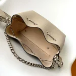 Louis Vuitton LV Women Bella Bucket Bag in Mahina Calfskin Leather-Gray M57201