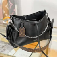 Louis Vuitton LV Women CarryAll Cargo Vibe PM-Black M24861 (1)