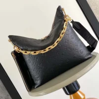 Louis Vuitton LV Women Coussin Hobo MM-Black M12068 (1)