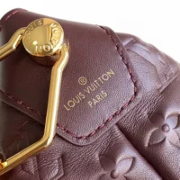 Louis Vuitton LV Women Coussin Hobo MM-Burgundy M12072 (1)