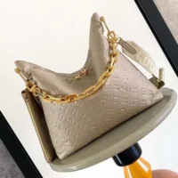 Louis Vuitton LV Women Coussin Hobo MM-Gray M12071 (1)