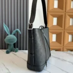 Louis Vuitton LV Women Flore Perforated Mahina Calfskin Leather-Black M12139