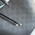 Louis Vuitton LV Women Flore Perforated Mahina Calfskin Leather-Black M12139