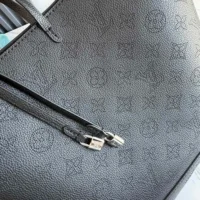 Louis Vuitton LV Women Flore Perforated Mahina Calfskin Leather-Black M12139 (1)