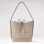 Louis Vuitton LV Women Flore Perforated Mahina Calfskin Leather-Gray M12140