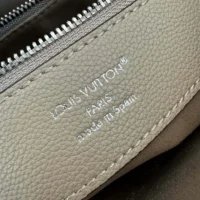 Louis Vuitton LV Women Flore Perforated Mahina Calfskin Leather-Gray M12140 (1)