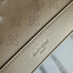 Louis Vuitton LV Women Flore Perforated Mahina Calfskin Leather-Gray M12140