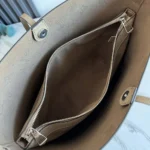 Louis Vuitton LV Women Flore Perforated Mahina Calfskin Leather-Gray M12140