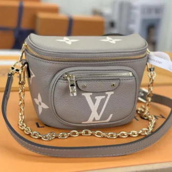 Louis Vuitton LV Women Mini Bumbag in Cowhide-leather Trim M83219