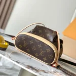Louis Vuitton LV Women Montsouris Mini in Natural cowhide-leather Trim M11199