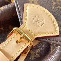 Louis Vuitton LV Women Montsouris Mini in Natural cowhide-leather Trim M11199 (1)