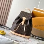 Louis Vuitton LV Women Montsouris PM in Cowhide-leather Trim M11198