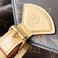 Louis Vuitton LV Women Montsouris PM in Cowhide-leather Trim M11198 (1)