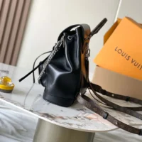 Louis Vuitton LV Women Montsouris Vibe PM in Cowhide Leather Trim M12587 (1)