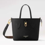 Louis Vuitton LV Women Neverfull Bandoulière Inside Out BB-Black M12099