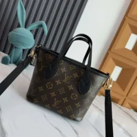 Louis Vuitton LV Women Neverfull Bandoulière Inside Out BB-Black M12099 (1)