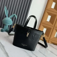 Louis Vuitton LV Women Neverfull Bandoulière Inside Out BB-Black M12099 (1)