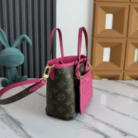 Louis Vuitton LV Women Neverfull Bandoulière Inside Out BB-Pink M12106 (1)