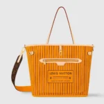 Louis Vuitton LV Women Neverfull Bandoulière Inside Out MM-Orange M11947