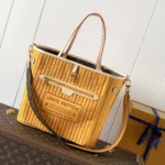 Louis Vuitton LV Women Neverfull Bandoulière Inside Out MM-Orange M11947