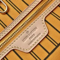 Louis Vuitton LV Women Neverfull Bandoulière Inside Out MM-Orange M11947 (1)