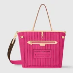 Louis Vuitton LV Women Neverfull Bandoulière Inside Out MM-Pink M12257