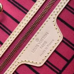 Louis Vuitton LV Women Neverfull Bandoulière Inside Out MM-Pink M12257