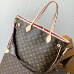 Louis Vuitton LV Women Neverfull Bandoulière Inside Out MM-Pink M12257