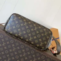 Louis Vuitton LV Women Neverfull Bandoulière Inside Out MM-Red M12096 (1)