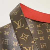 Louis Vuitton LV Women Neverfull Bandoulière Inside Out MM-Red M12096 (1)