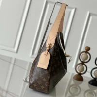 Louis Vuitton LV Women Slouchy MM Natural Cowhide-leather Trim-M12098 (1)