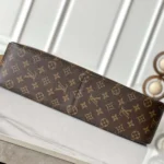Louis Vuitton LV Women Slouchy MM Natural Cowhide-leather Trim-M12098