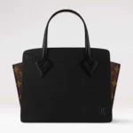 Louis Vuitton LV Women Varenne Leather-trim Black M11789