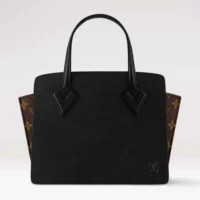 Louis Vuitton LV Women Varenne Leather-trim Black M11789