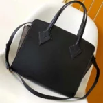 Louis Vuitton LV Women Varenne Leather-trim Black M11789