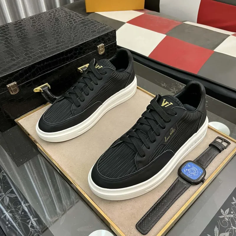 Louis Vuitton Men Beverly Hills Sneaker-Black 1AD9U0