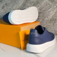 Louis Vuitton Men Beverly Hills Sneaker-Navy Blue 1AHQXD (1)