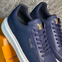 Louis Vuitton Men Beverly Hills Sneaker-Navy Blue 1AHQXD (1)