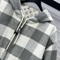 Louis Vuitton Men Double Face Check Zip-Up Jacket 1AGPEP (1)