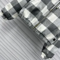 Louis Vuitton Men Double Face Check Zip-Up Jacket 1AGPEP (1)